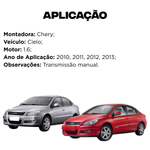 Radiador Chery Cielo 1.6 16v 2010 2011 2012 2013 Manual
