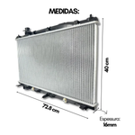 Radiador Honda Crv 2.0 2.4 2007 2008 2009 2010 2011 Automat