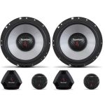 Kit Duas Vias Bomber 100w Upgrade Crossover E Tweeter 6 Pole
