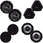 Kit Duas Vias Bomber 100w Upgrade Crossover E Tweeter 6 Pole