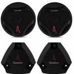Kit Duas Vias Bomber 100w Upgrade Crossover E Tweeter 6 Pole