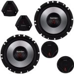 Kit Duas Vias Bomber 100w Upgrade Crossover E Tweeter 6 Pole