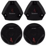 Kit Duas Vias Bomber 100w Upgrade Crossover E Tweeter 6 Pole
