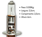 Lampada Halogena Code 4300k 12v 55w Farol Automotivo Melhor
