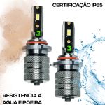 Kit Lampada Led T2 Ultra Slim Csp 6000k Tarponn Encaixe H1