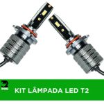 Kit Lampada Led T2 Ultra Slim Csp 6000k Tarponn Encaixe H1