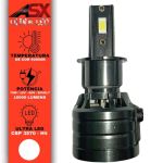 Par De Ultra Led Asx 70w 10000 Lúmens 6000k H1