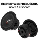 Alto Falante Medio Grave 7driver New Dark 5k8 2 Ohms 12poleg