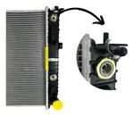Radiador Ford Fusion 2005 2007 2009 Automático 3m5h800rk
