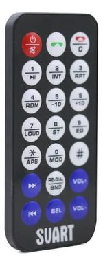 Aparelho Som Automotivo Svart Bluetooth Usb Rca Tech One