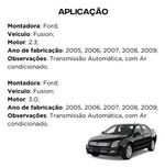Radiador Ford Fusion 2005 2007 2009 Automático 3m5h800rk
