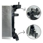 Radiador Fiat Nova Strada 1.4 2020 2021 2022 2023 Manual