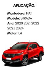 Radiador Fiat Nova Strada 1.4 2020 2021 2022 2023 Manual