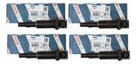 Jogo 4 Bobinas De Ignição Bosch Bmw X1 1.8 120i 320i X5 X6
