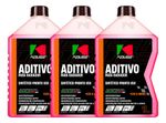 Kit Aditivo Sintético Pronto Uso Rosa 1l (3 Unidades)