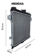 Radiador Eurus Chevette 1.4 1.6 1974 A 1982
