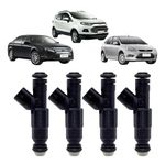 Kit 4 Bicos Injetores Bosch Ford Ecosport Focus 2.0 16V Fusion 2.5 16V