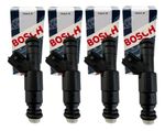 Kit 4 Bicos Injetores Bosch Ford Ecosport Focus 2.0 16V Fusion 2.5 16V