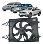 Eletro Radiador Vw Gol Saveiro Voyage G5 G6 2008 A 2016