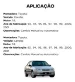 Radiador Corolla 1.6 1.8 93 94 95 96 97 98 99 2000 2001