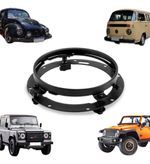 Suporte 7 Polegadas Para Farol Fusca Kombi Jeep Angel Eye