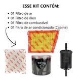 Kit Revisão Filtro Troca Completa Wega Ford Ecosport Ka 1.5 2.0 2018 A 2021