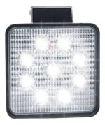 Farol De Milha Farolete 9 Leds 12v 24v 27w 6000k Quadrado