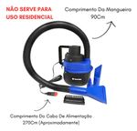 Aspirador De Pó E Liquido Automotivo Portátil Turbo Tech One