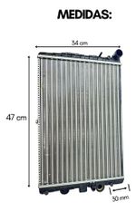 Radiador Parati 96 98 2000 2002 2004 2006 2008 2010 2012 Ap