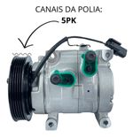 Compressor Delphi Hyundai Hb20 1.0 2012 2014 2016 2018 2019