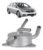 Trocador Resfriador De Calor Cambio New Civic 2006 À 2011