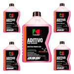 Kit 5 Aditivos Sintéticos Pronto Uso Rosa 1l (5 Unidades)