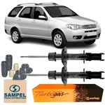 Kit Amortecedor Dianteiro Strada Coxim Batente Coifa 01 A 15
