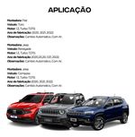 Radiador Eurus Fiat Toro 1.3 Turbo 53485254 2021-2024