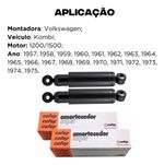 Par Amortecedor Dianteiro Kombi 1200/1500 1957 A 1975 Cofap