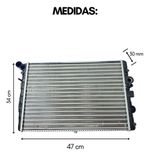 Radiador Wv Gol Parati Saveiro 1.6 1.8 2.0 G2 G3 G4 Ap 1997 a 2008