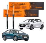 Par Amortecedor Traseiro Novo Onix Hatch Plus 2020 Até 2024