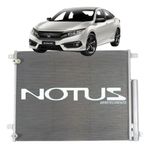 Condensador Notus Civic 2.0 2017 2019 2021 80100temm01