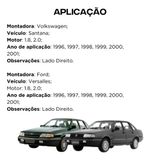 Ventoinha Radiador Eurus Santana Versalles 1.8 2.0 96 97 98 99 2000 2001