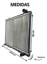 Radiador Rhino Peugeot 307 308 407 408 2006 a 2014