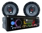 Kit Radio Mp3 Bluetooth Fm Com Alto Falante Triaxial Bomber
