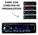Kit Radio Mp3 Bluetooth Fm Com Alto Falante Triaxial Bomber