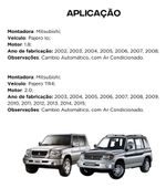 Condensador Pajero Tr4 Io 1.8 2.0 2002 2006 2011 2015