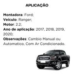 Condensador Ford Ranger 2.2 2017 2018 2019 2020 Ab3z19712d