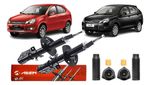 Par Amortecedor Dianteiro Jac J3 1.4 1.5 Coxim Batente Coifa