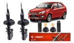 Par Amortecedor Dianteiro Jac J3 1.4 1.5 Coxim Batente Coifa