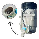 Compressor Delphi Celta Corsa Classic 1.0 1.4 2003 a 2008