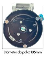 Compressor Delphi S10 Blazer 2.4 2002 2004 2006 2008 2010