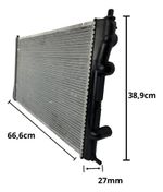 Radiador Visconde S10 Blazer Diesel Maxion 2.5 96 97 98 99 2000