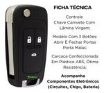 Controle Chave Canivete Onix Prisma Cobalt Cruze 2013 14 15
